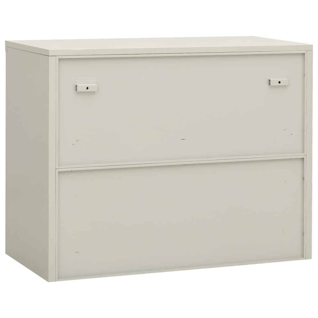 armadio spogliatoio mobiletto multiuso armadi per magazzino Armadio per Ufficio Grigio Chiaro 90x40x70 cm in Acciaio Adatto a soggiorno, ufficio