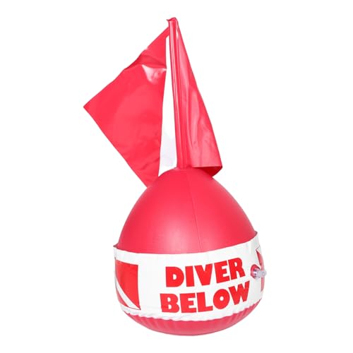 Bouée de plongée en PVC renforcé Kisangel pour signalisation en mer