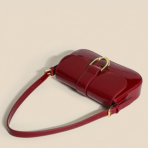 Image of Small Shoulder Bag for women,Crossbody Purses,Leather Tote Handbag Clutch Hobo Purse,with Zipper Closure for Women