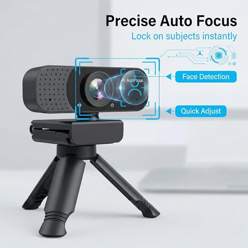 Image of Gohero 4K Webcam with Dual PDAF Autofocus & Auto Light Correction