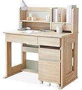 LOWYA(ロウヤ)パソコンデスクL字型、幅100cm、オーク/ホワイト 61W4BAriryL._AC_UL210_SR210,