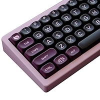 Amazon.com: ZXMICYFA MOA 輪廓PBT 鍵帽,125 鍵染料昇華可愛鍵帽