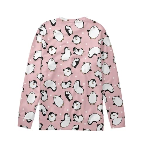 Boys Girls Crewneck Sweatshirts Funny Print Pullover Long Sleeve Tops For Kids2