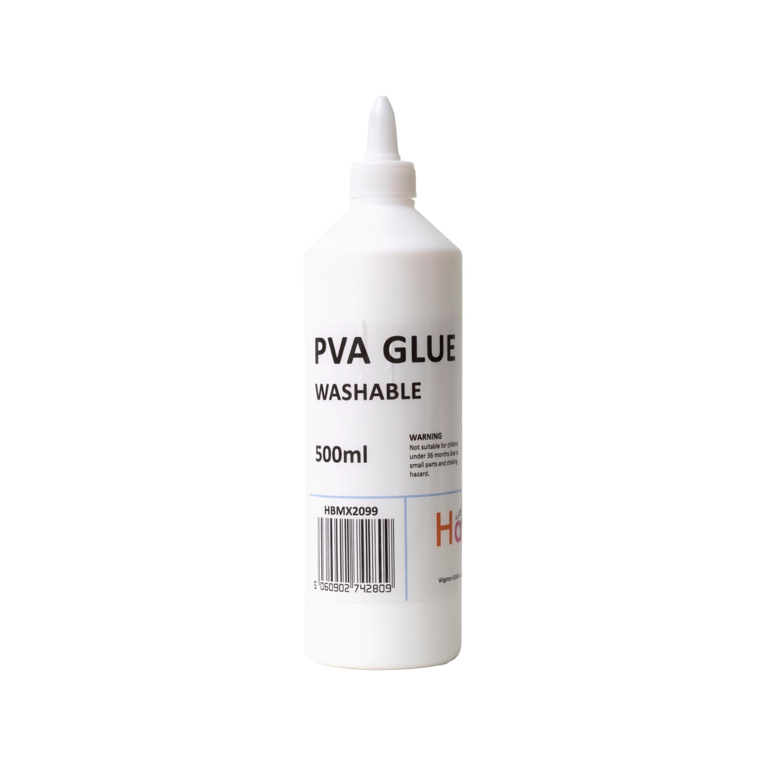 Hawksbill Washable PVA Glue 500ml Ideal for Schools & Creative Projects