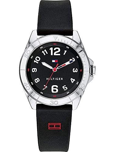 Reloj analógico de cuarzo Tommy Hilfiger infantil con esfera de fácil lectura