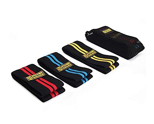 3pcs/Set Hip Resistance Band (Loop) Low-Impact Booty Fitness and Exercise circle Gear | Muscle, Joint, and Flexor Stretching Squats, Yoga, CrossFit, Pilates Multiple Training Levels Grippy Thick &Wide