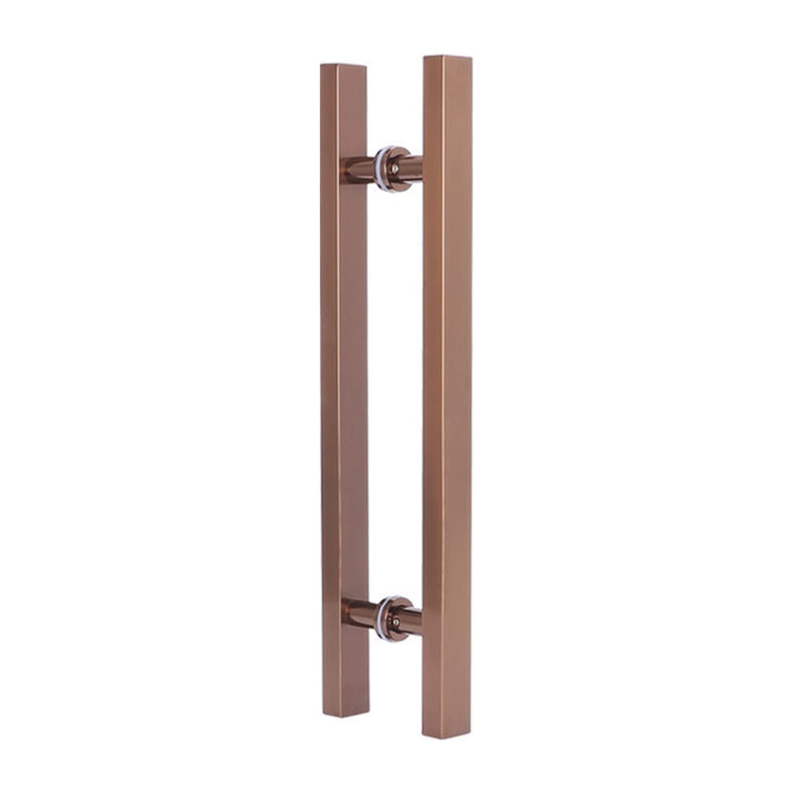 MXXQRHF Heavy Duty Modern Barn Door Handles - Rose Gold Entryway & Bathroom Door Handles for Wood & Glass Doors, 120cm (47 1/4") - Ideal for Home & Office Use
