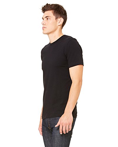 Bella + Canvas Unisex Jersey Short-Sleeve T-Shirt 2XL BLACK