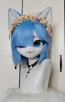 獣人マスク シリコン製 ケモノ 仮面 コスプレ ハンドメイド 獣人マスク シリコン製 ケモノ 仮面 コスプレ ハンドメイド