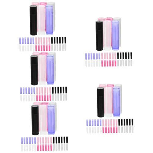 Ipetboom 5 Juegos Tubo De Lápiz Labial Cosmético Tinte Brillo De Labios Bálsamo Relleno De Labios Artículos De Aseo Mancha Más Regordete Equipo Transatlántico El Plastico 60 Piezas * 5