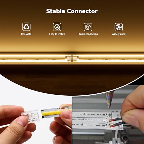 Kit de Conectores MIWISE 10mm para Tira LED COB miniatura 5