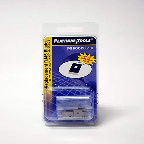 Platinum Tools 100054Sbl-10C Replacement Blades For Ez-Rjpro Hd Crimp Tool #TOP2