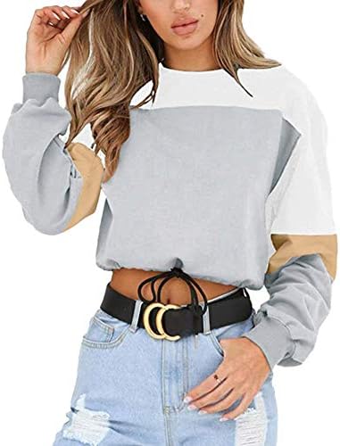 drawstring crop sweater
