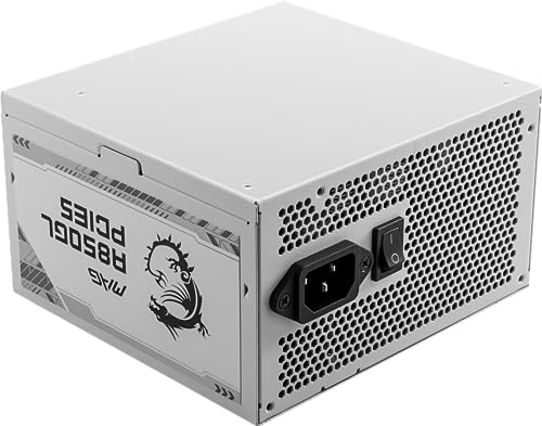 Image of MSI MAG A850 GL PCIE5 WHITE 80PLUS GOLD ATX3.0 /PCIE5.0対応 フルモジュラー コンパクトサイズ 850W PC電源ユニット MAG A850GL PCIE5 WHITE PS1368
