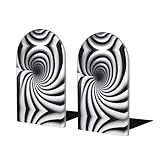 spiral optical illusion gif Versatile Wooden Bookends Shelves - Sturdy Book Holders for Home, Office, & Libraries - Ideal for Books