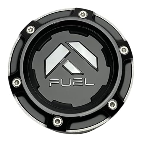 Fuel Offroad Wheels 1005-49TNBL 1005-58 Gloss Black and Chrome Center Cap Cover