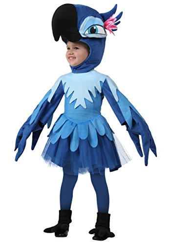 Disfraz Rio Jewel para niña pequeña vestido y accesorios miniatura 1
