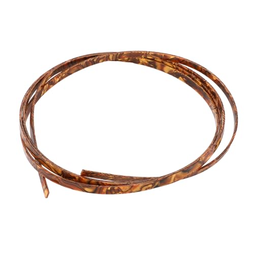 Gavigain Guitar Binding Strip, Celluloid Purfling, Scratch Resistant, Easy to Apply, Compatible with Electric, Acoustic, Classical Guitars