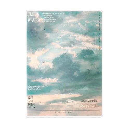 Cahier B5 peinture à l'huile transparent pour écritures de bureau
