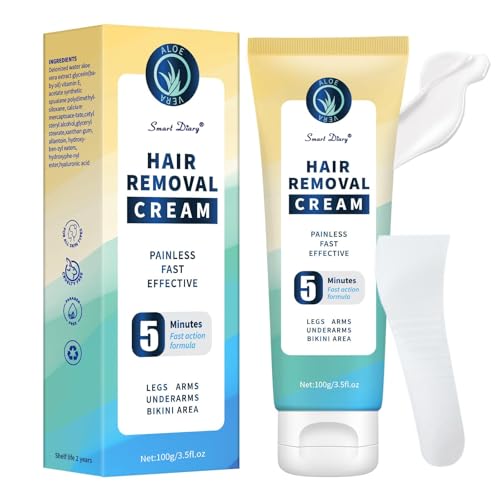 Intimate/Private Hair Removal Cream for Men: Effective Painless Flawless Soothing Depilatory Cream for arms legs chest and Pubic Area - Suitable for All Skin Types 100ml