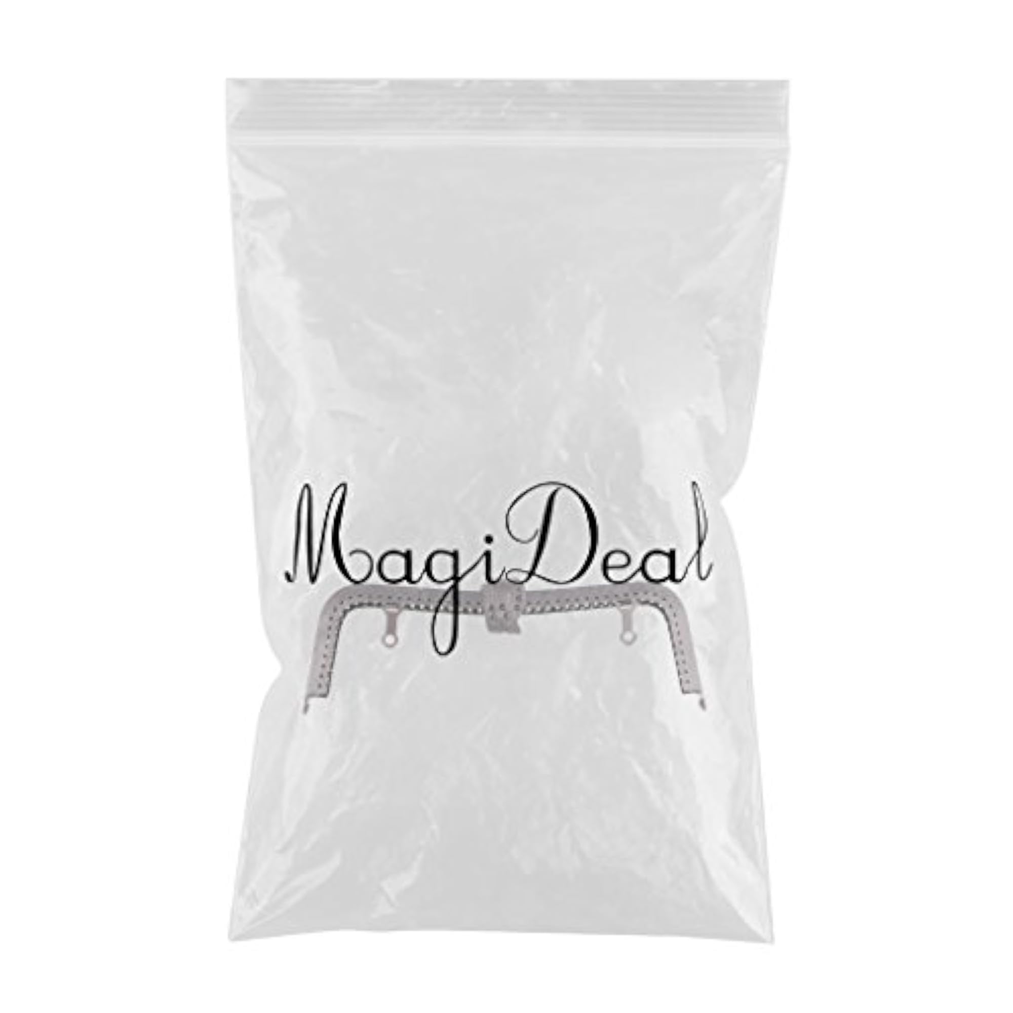 Metal Purse Clasp Frame Lock Handle for DIY Bags, Black