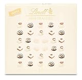 lindt aktie schokolade Lindt Mini Pralinés in weißer Schokolade, mit 32 ausgewählten exquisiten Lindt-Pralinen in 7 unterschiedlichen Sorten, 160 g