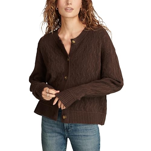Lucky Brand womens Slouchy Cropped Cardi