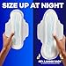 Always Maxi Feminine Pads with Wings for Women, Size 2, Long Super Absorbency, Unscented 42 Count
