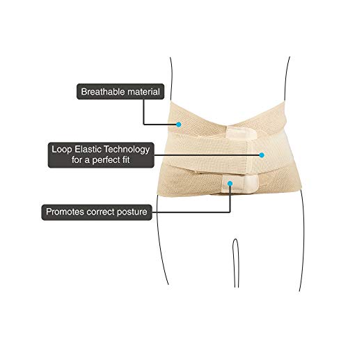 Image of Vissco Sacro Lumbar Belt-12 Width back-support (Double Strap)