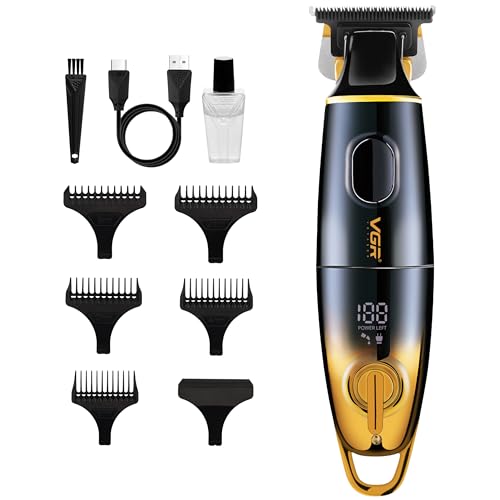 Recortadora de barba para hombre recargable, cortadora inalámbrica profesional 7000 rpm