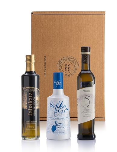 Mejores Aceites Virgen Extra del Mundo Mario Solinas 2025 - Caja regalo 3x500 ml