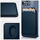 Miracase für MagSafe Wallet, 3 Karten Halter mit iPhone Wallet, Veganes Leder Magnetische Wallet für iPhone 16/15/14/13/12 Serie, Schwarz