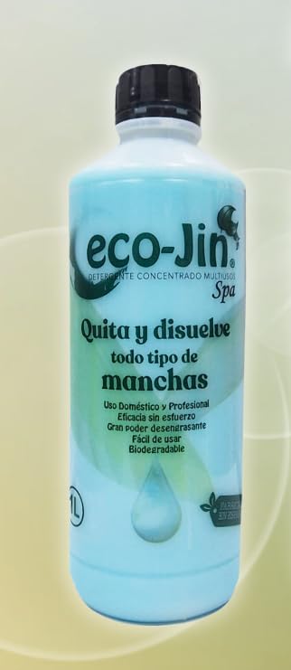 ECO-JIN DETERGENTE EXTRA CONCENTRADO - PRODUCTO REVOLUCIONARIO DEL QUE TODO EL MUNDO HABLA - BOTELLA 1L QUE EQUIVALE A 15L (SPA)