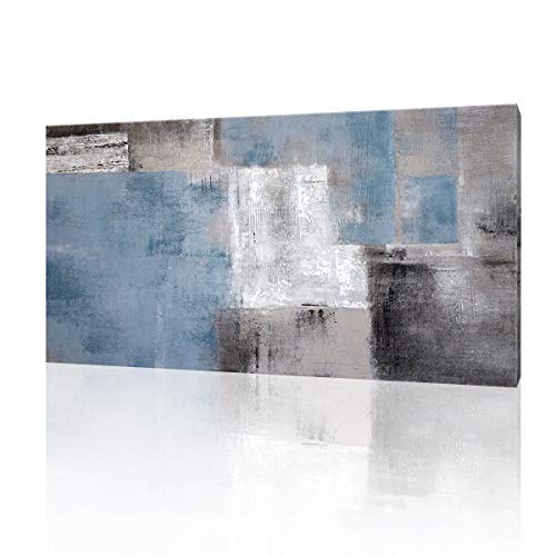 SDYA Abstract Wall Art for Living Room Bedroom Wall Decor for Bedroom Canvas Wall Art 100% Hand Drawn Canvas Prints 36x72 Framed Wall Art Easy to Hang Wall Decorations Modern Popular Wall Decoration