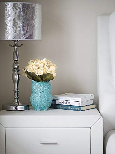 Comfify Uil Gereedschapshouder Decoratief Keramisch Kookgerei Crock & Organisator, in Mooie aqua-blauw Kleur… - Image 4