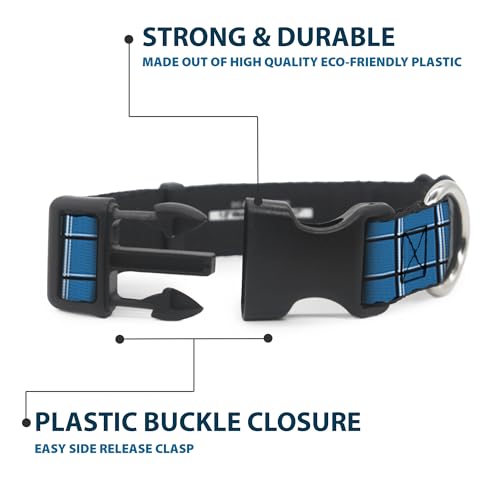 Collier réglable 16-58,4 cm Buckle Down à clip plastique robuste - 5