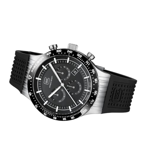 Image of GLOCK Men's Quartz Watch | 43mm case | Wristwatch with Steel case and Date Display | Men's Watch with Swiss Super-LumiNova Pointers and Indices | GW-34