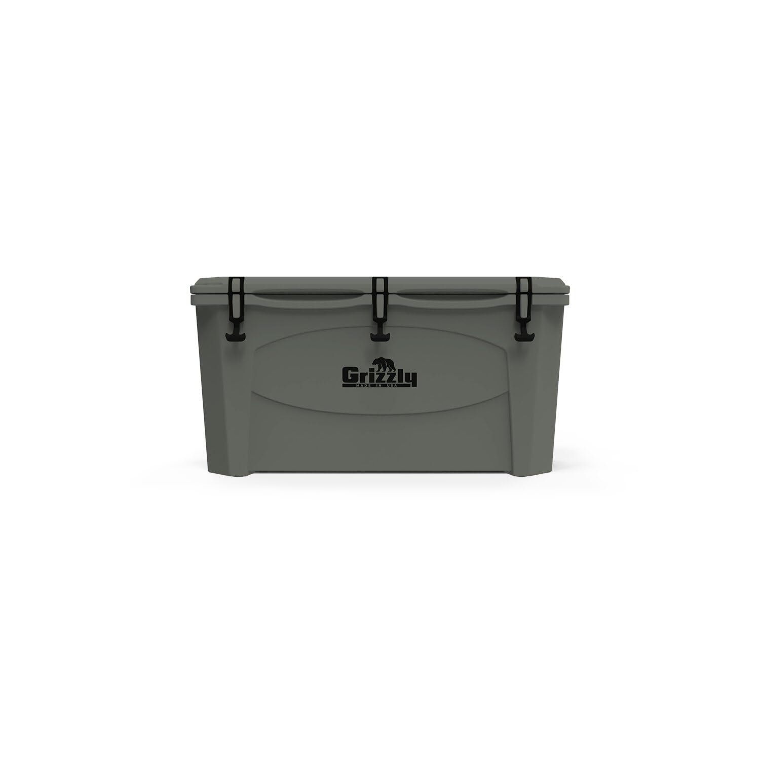 Grizzly 100 Cooler | 100 qt Ice Chest Durable Rotomolded Insulated | Made in USA | Warranty for Life | for Beach Boat Camping Fishing Hunting | G100 | Lunar Green