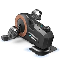 MERACH Pedaliera per Anziani,Cyclette da Seduta,Antiscivolo Mini Cyclette Silenziosa con Display LCD e Maglev Intelligente Di classe 8 per Braccia e Gambe per Riabilitazione la Casa Trabajar