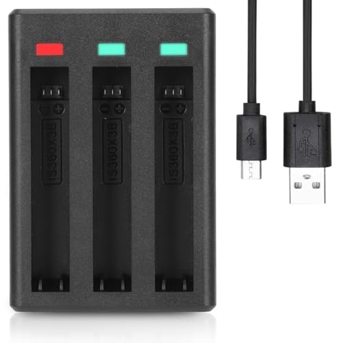 Image of for X3 Camera Battery Charger Hub, 3 Channel Quick Charging Storage Station with USB Type C Cable
