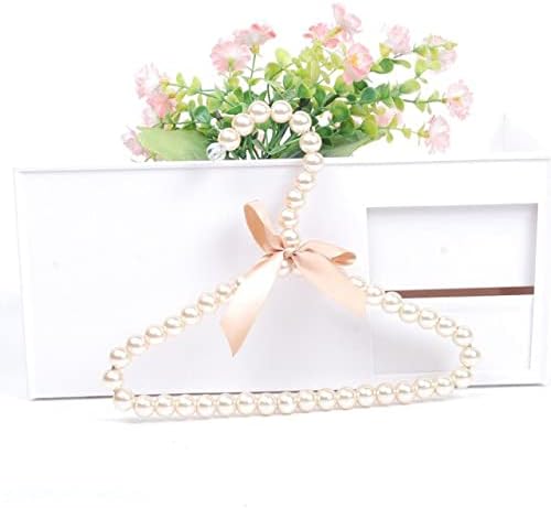 20cm Children Pearl Clothing Hanger Fashion Bow Plastic Hanger for Clothes Pet Dog Baby Kids Hangers Closet Organizer (5,15pcs)