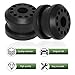 2 PCS Car Transfer Case Shift Linkage Bushing Grommets,Transmission Shift Linkage Kit with E-Clips, Replaces OEM #68078974AA 68078975AA, for Dodge Ram 1500 2500 3500 (Black)