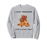 Photo Gallery carino bradipi amante i just freaking love sloths, va bene felpa Photo Gallery carino bradipi amante i just freaking love sloths, va bene felpa