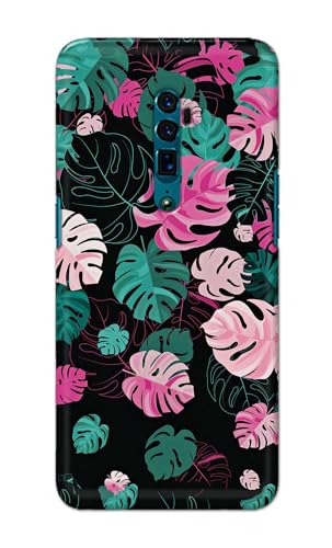 Image of Printed Hard Back Cover for Oppo Reno 10x Zoom Back Cover (Seamless Leaves) -190724(EA)