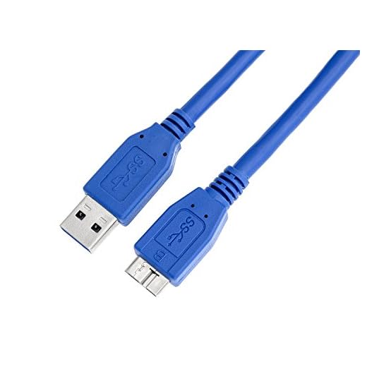 KnnX 28102 | USB 3.0-kabel | A hane till Micro-B hane | Längd: 2 meter | Laddning, synkronisering och dataöverföring