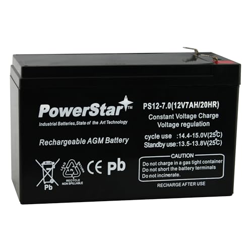 PowerStar 12V 7.0AH Replacement Battery for VERIZON FIOS ML7-12