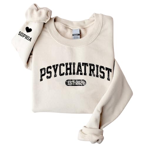 IZI POD Personalized Job Sweatshirt, Job Roles Sweatshirt, Graduation Gifts, Nurse, Doctor, Editor, Lawyer, Retired