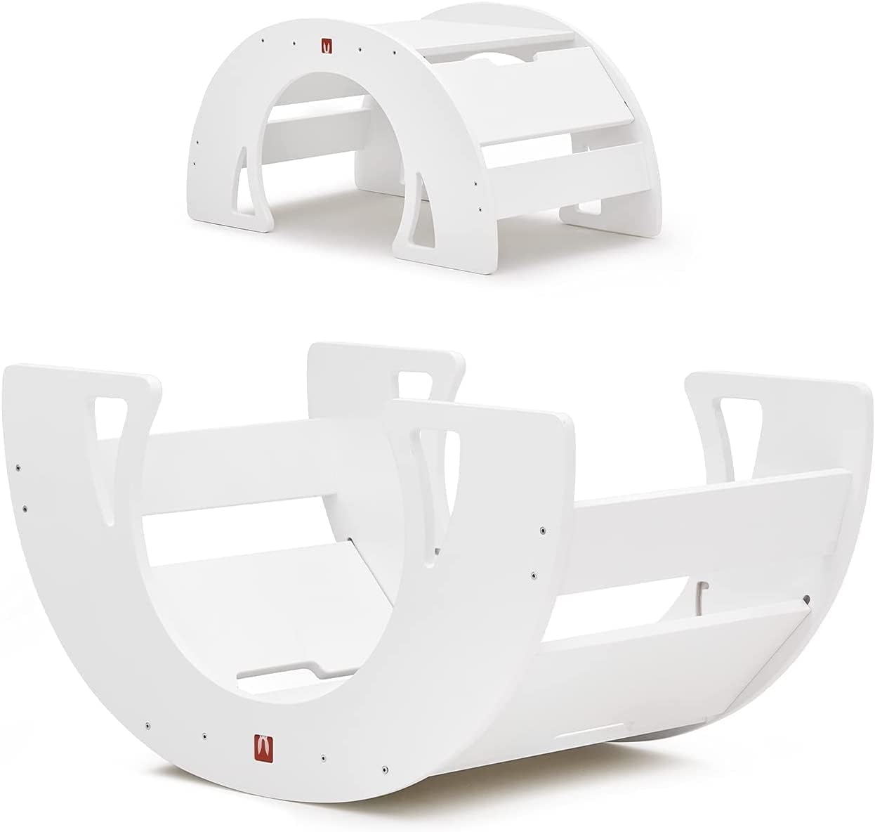 Bianconiglio Kids ® DONDO Gimnasio para Entrenamiento psicomotor Transformable a la Mesa de Banco Doble - con Pintura Lavable