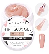 Makartt Solid Builder Nail Gel,15ML 4 in 1 Nail Extension Gel UV Nail Glue for Acrylic Nails Soft...
