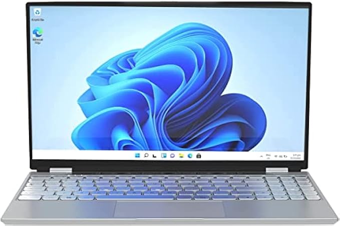 15.6" Lapbook S15 Full HD Windows 11 Pro Laptop - 12GB RAM, 256GB Storage, Intel Quad Core J4125 CPU, Fingerprint Reader, Backlit Keyboard, Thin Bezel, Num-Pad, Detachable Webcam, Dual-Band WiFi